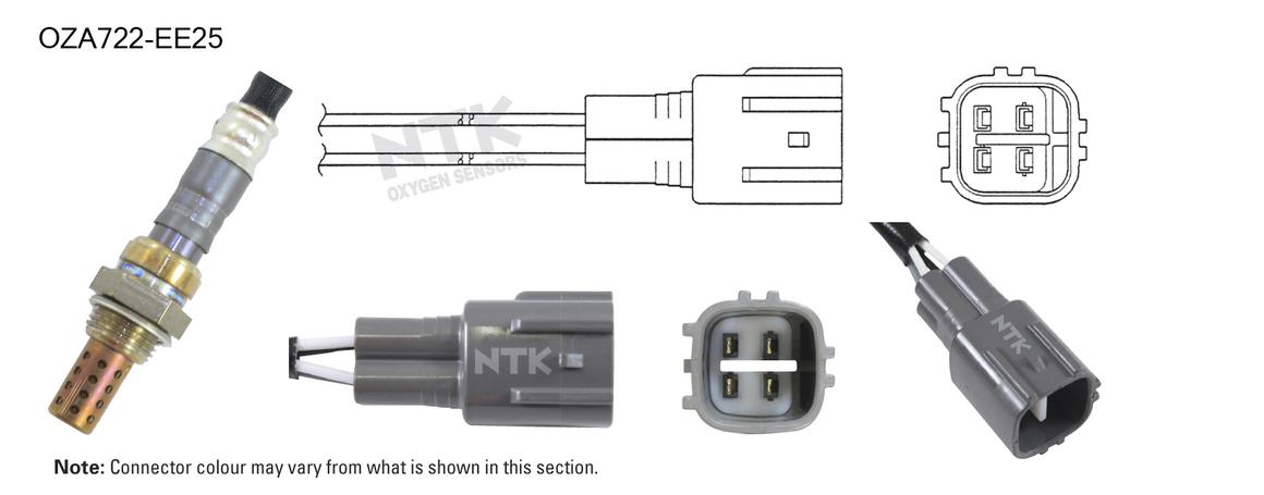 NTK Oxygen Lambda Sensor OZA722-EE25