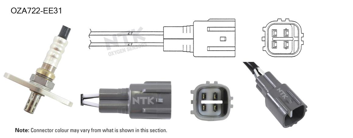 NTK Oxygen Lambda Sensor OZA722-EE31