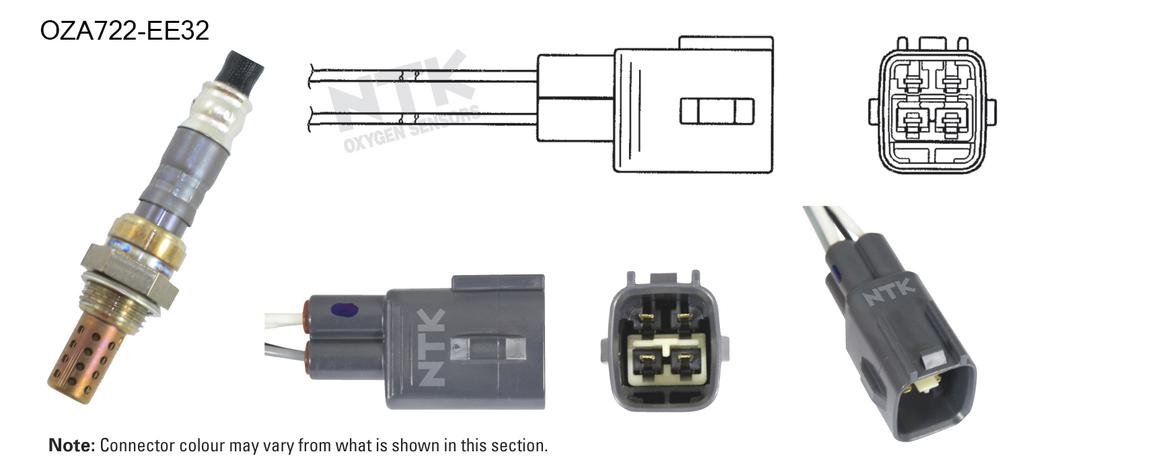 NTK Oxygen Lambda Sensor OZA722-EE32