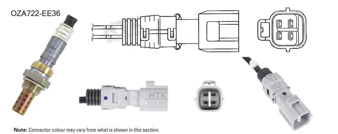 NTK Oxygen Lambda Sensor OZA722-EE36