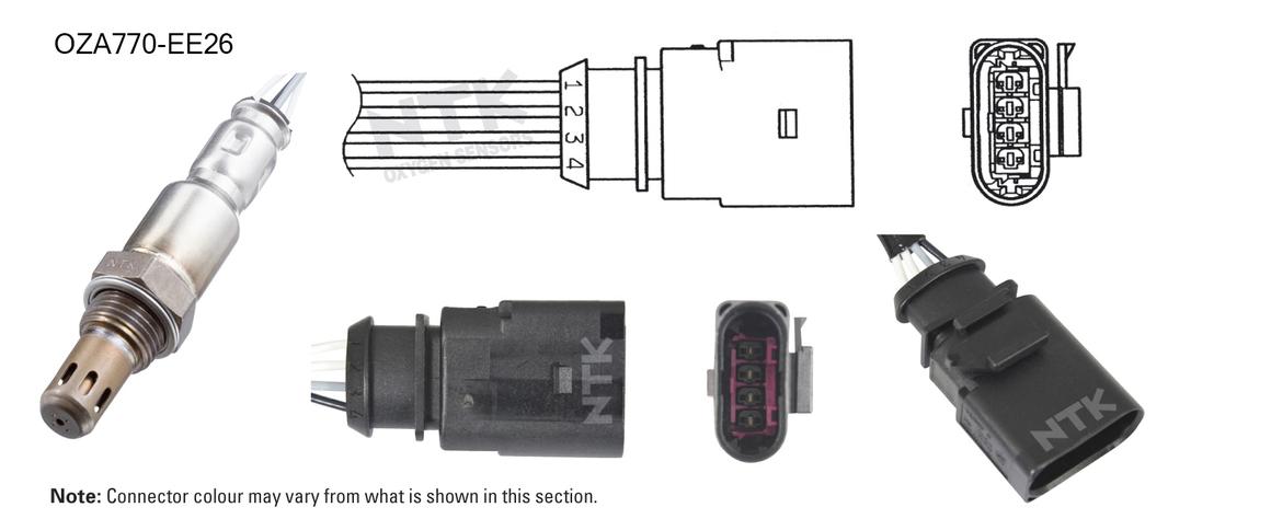 NTK Oxygen Lambda Sensor OZA770-EE26