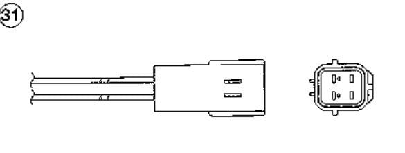 NTK Oxygen Lamba Sensor OZA518-TY19