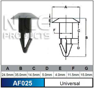 NICE Fastener AF025