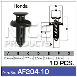 NICE Fasteners 10 Pack AF204-10