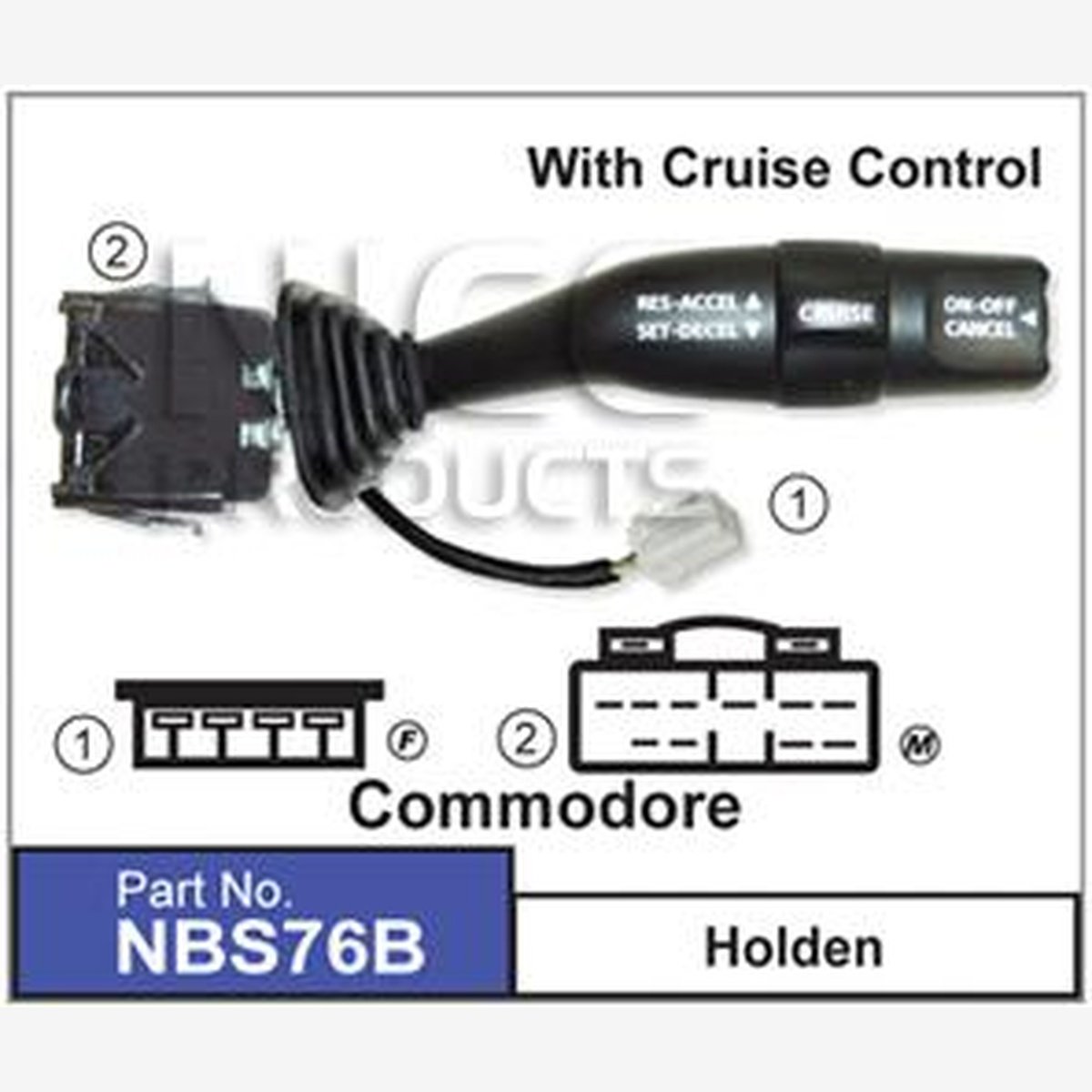 NICE Indicator Switch w/ Cruise Control NBS76B