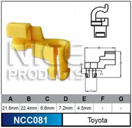 NICE Door Clip NCC081