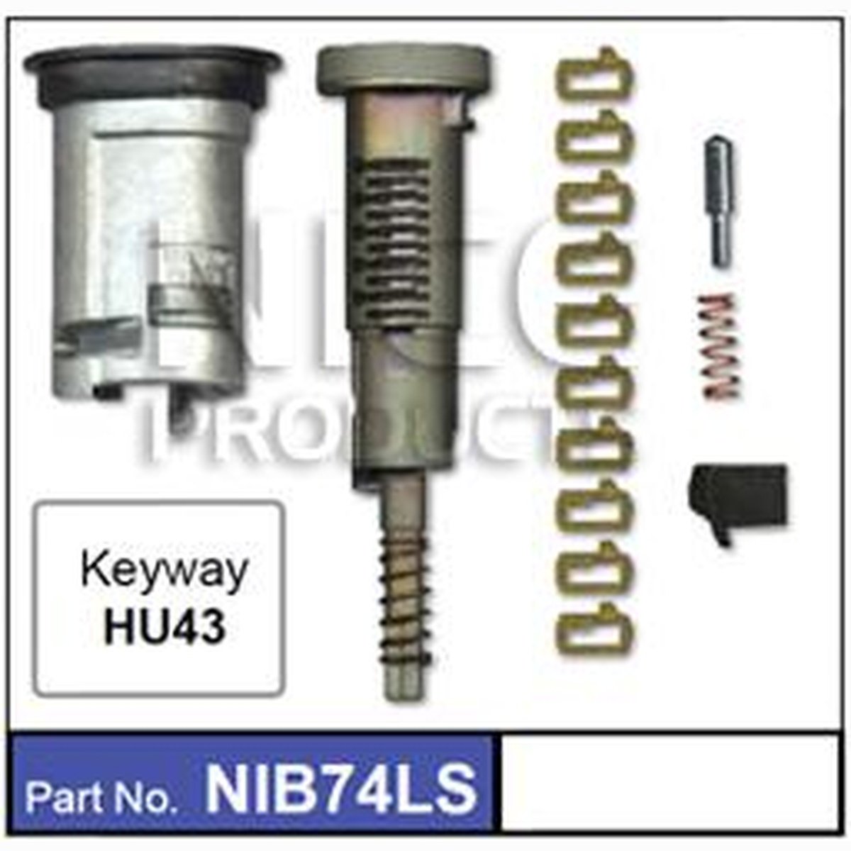 NICE Products Ignition Barrel NIB74LS
