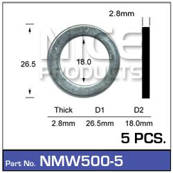 NICE Wheel Nut Washer (5 Pack) NMW500-5