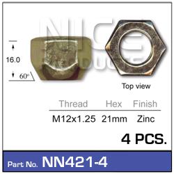 Champion Fasteners Nut Pack-5/16 Inverted Flare 5804BP