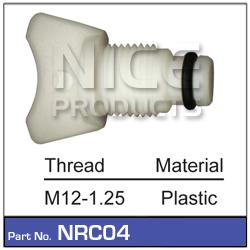 NICE Drain Plug M12x1.25 Plastic NRC04