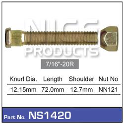NICE Wheel Stud & Nut 7/16"" 72mm NS1420