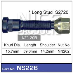 NICE Wheel Stud & Nut 1/2"" 60.1mm NS226