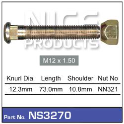 NICE Wheel Stud & Nut M12x1.50 73mm NS3270