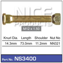 NICE Wheel Stud & Nut M12x1.50 73mm NS3400