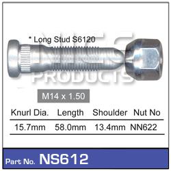 Nice Products Wheel Nut & Stud NS612
