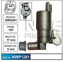 NICE Windscreen Washer Pump NWP1281