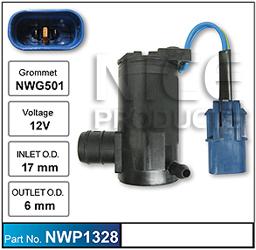 NICE Windscreen Washer Pump NWP1328