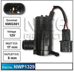 NICE Windscreen Washer Pump NWP1329