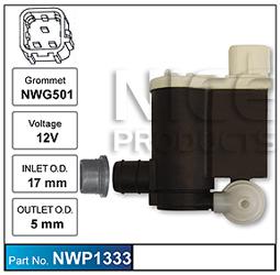 NICE Windscreen Washer Pump NWP1333