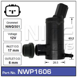 NICE Windscreen Washer Pump NWP1606