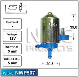 NICE Windscreen Washer Pump NWP507