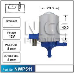 NICE Windscreen Washer Pump NWP511