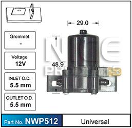 NICE Windscreen Washer Pump NWP512