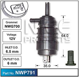 NICE Windscreen Washer Pump NWP791