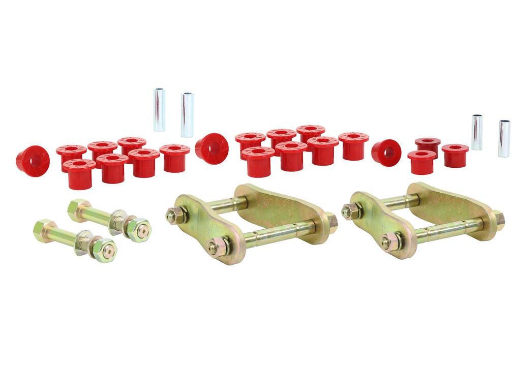 Nolathane Shackle And Pin Kit Rear Spring Bushing And Greaseable NEK39