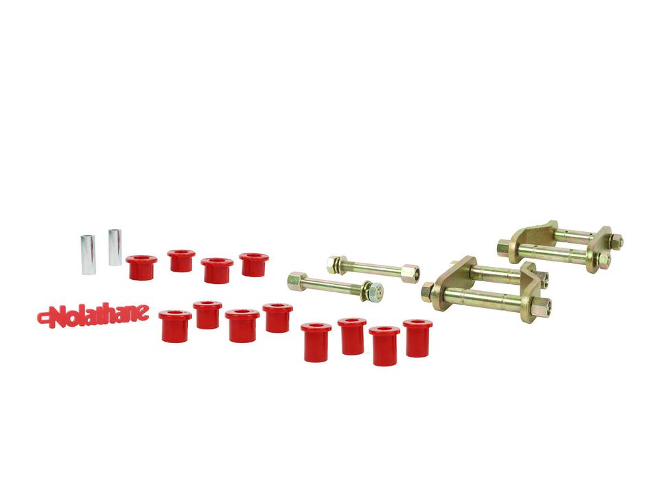 Nolathane Shackle And Pin Kit Rear Spring Bushing And Greaseable NEK41