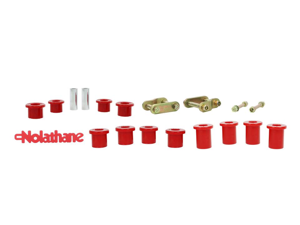 Nolathane Shackle And Pin Kit Rear Spring Bushing And Greaseable NEK41