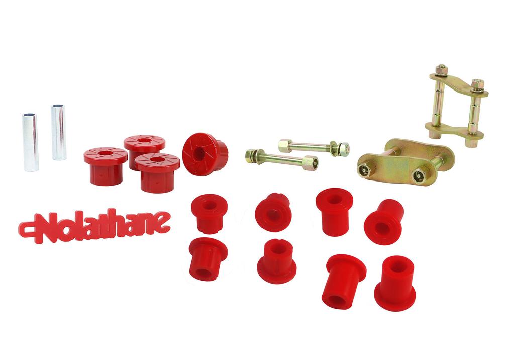 Nolathane Shackle And Pin Kit Rear Spring Bushing And Greaseable NEK45