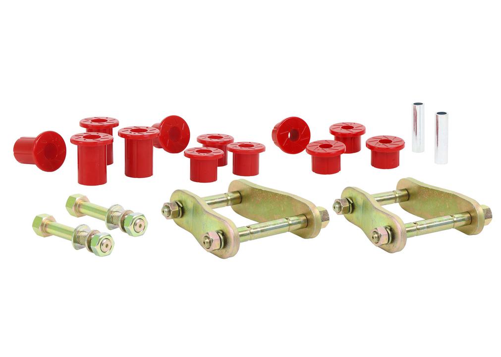Nolathane Shackle And Pin Kit Rear Spring Bushing And Greaseable NEK40