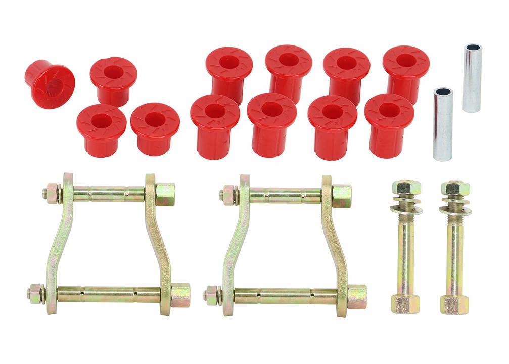 Nolathane Shackle And Pin Kit Rear Spring Bushing And Greaseable NEK46