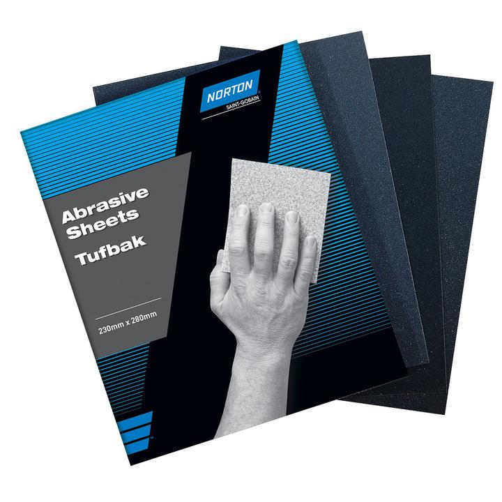 Norton Sand Paper Tufbak 230 X 280mm 1500 Grit 78072712896
