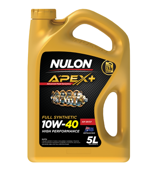 Nulon APEX+ 10W-40 Long Life Performance Engine Oil 5L Semi Synthetic APX10W40-5