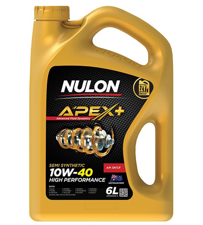 Nulon APEX+ 10W-40 Long Life Performance Engine Oil 6L Semi Synthetic APX10W40-6