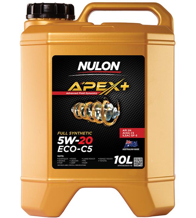 Nulon APEX+ 5W-20 ECO C5 Engine Oil 10L Full Synthetic APX5W20C5-10