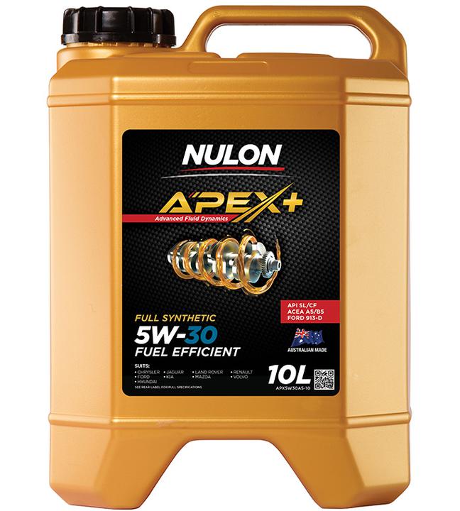 Nulon APEX+ 5W-30 Fuel Efficient Engine Oil 10L Full Synthetic APX5W30A5-10