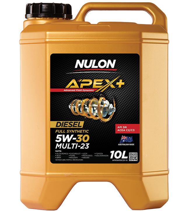 Nulon APEX+ 5W-30 Multi-23 Engine Oil 10L Full Synthetic APX5W30C23-10