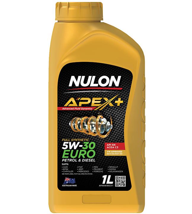 Nulon APEX+ 5W-30 Euro Petrol Engine Oil 1L Full Synthetic APX5W30C3-1
