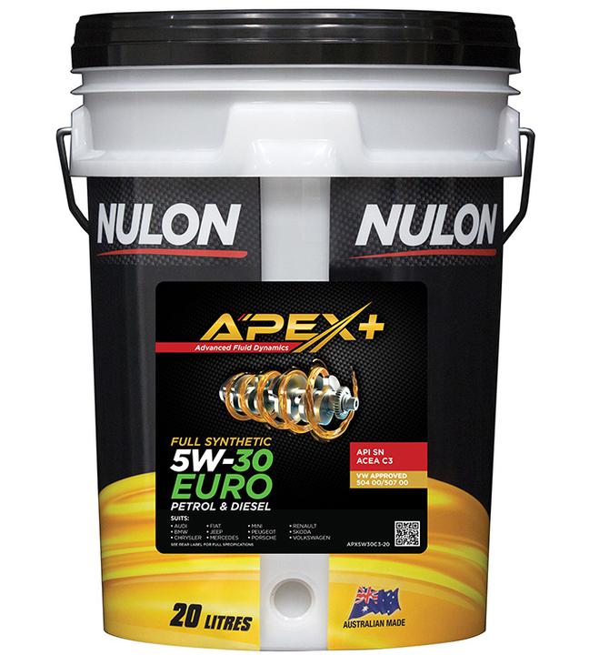 Nulon APEX+ 5W-30 Euro Petrol Engine Oil 20L Full Synthetic APX5W30C3-20