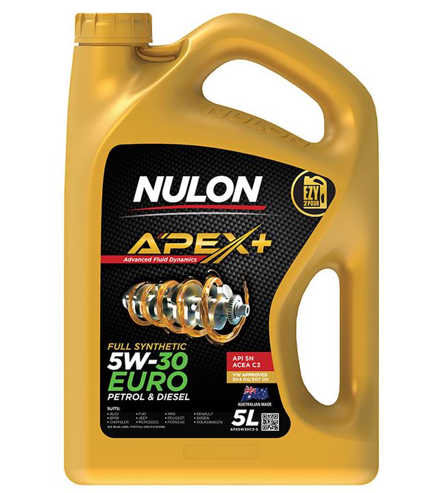 Nulon APEX+ 5W-30 Euro Petrol Engine Oil 5L Full Synthetic APX5W30C3-5