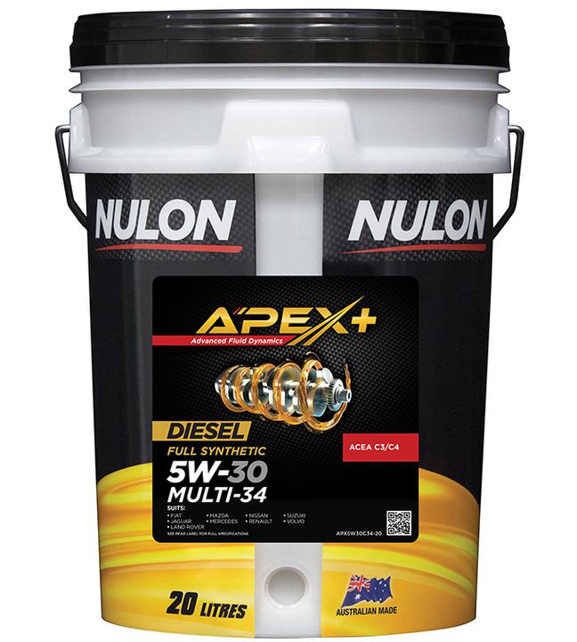 Nulon APEX+ 5W-30 Multi-34 Engine Oil 20L Full Synthetic APX5W30C34-20
