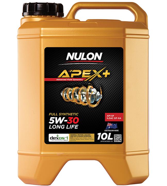 Nulon APEX+ 5W-30 Long Life Engine Oil 10L Full Synthetic APX5W30D1-10