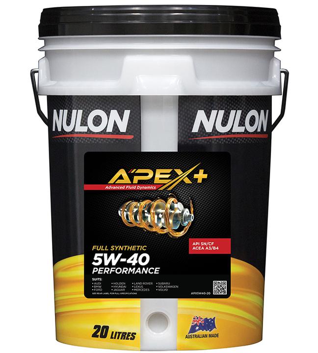 Nulon APEX+ 5W-40 Performance Engine Oil 20L Full Synthetic APX5W40-20