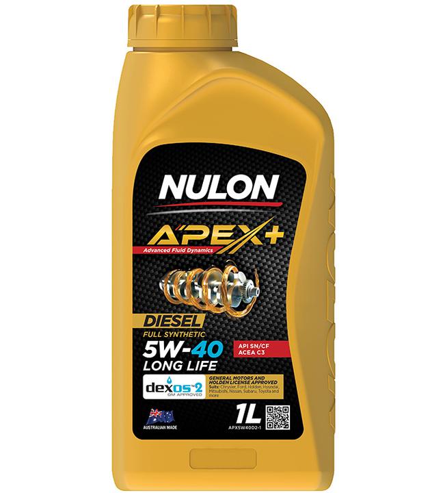 Nulon APEX+ 5W-40 Long Life Engine Oil 1L Full Synthetic APX5W40D2-1