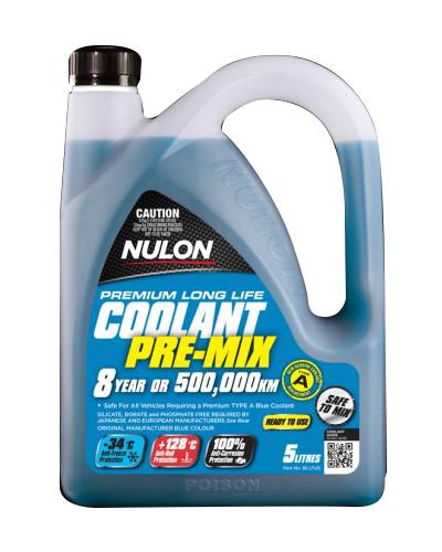 Nulon Coolant Blue Long Life Pre-mix 5L