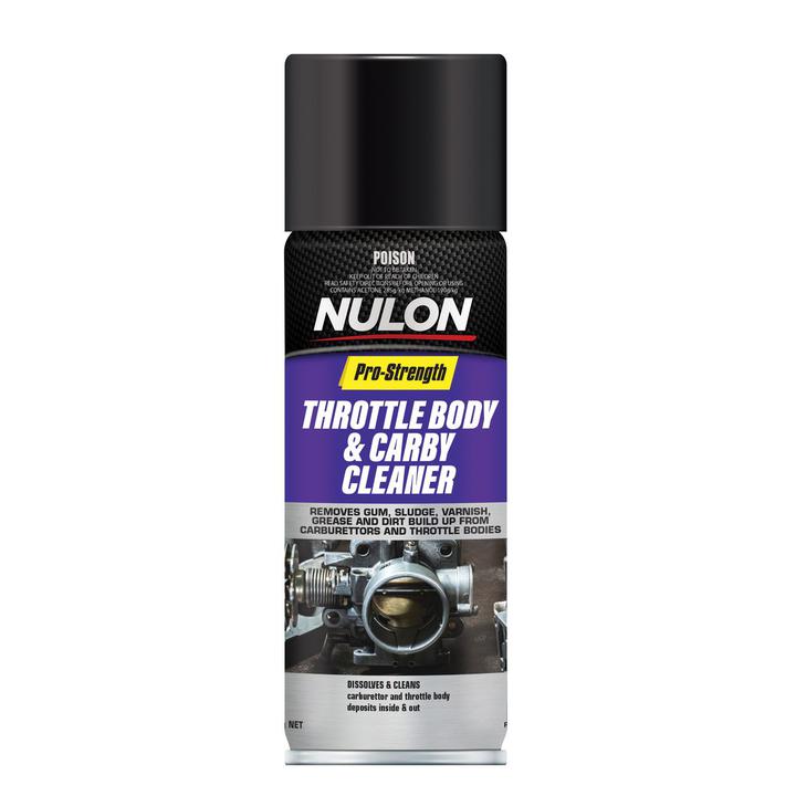 Nulon Pro-Strength Throttle Body & Carby Cleaner Aerosol Spray 400g