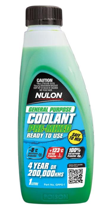Nulon Coolant General Purpose Green Pre-mix 1L